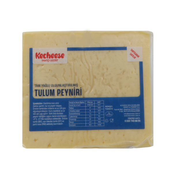 Kecheese Tam Yağlı Olgunlaştırılmış Tulum Peyniri - İzmir Tulumu