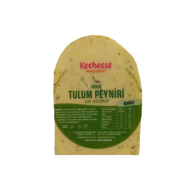 Kecheese Tam Yağlı Kekikli Göbek Tulum Peyniri