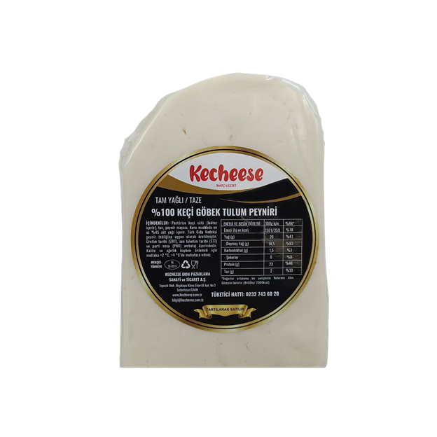 Kecheese Tam Yağlı %100 Keçi Göbek Tulum Peyniri
