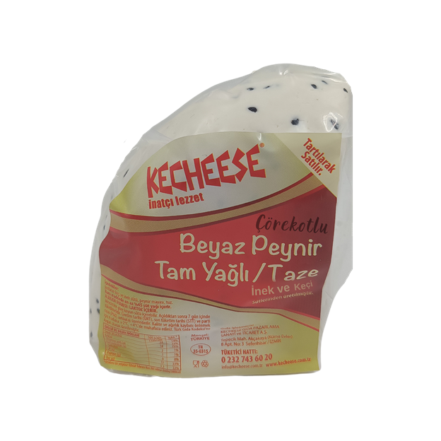 Kecheese Yarım Yağlı İnek-Keçi Çörekotlu Taze Beyaz Peynir