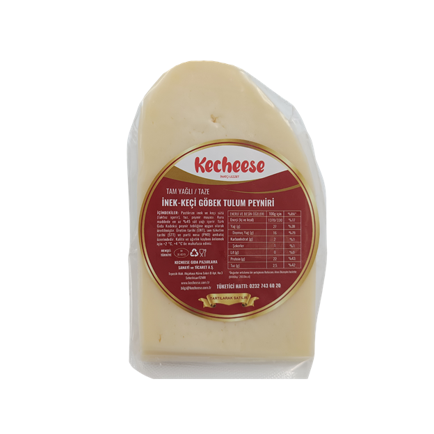 Kecheese Tam Yağlı İnek-Keçi Göbek Tulum Peyniri