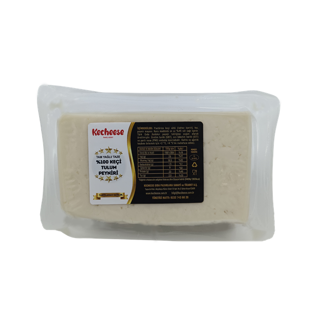 Kecheese Tam Yağlı %100 Keçi Tulum Peyniri