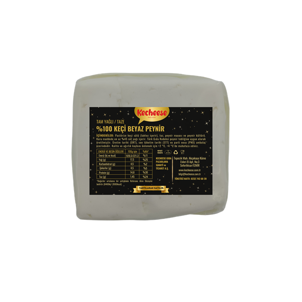 Kecheese Tam Yağlı %100 Keçi Taze Beyaz Peynir