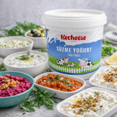 Kecheese Tam Yağlı Süzme Yoğurt