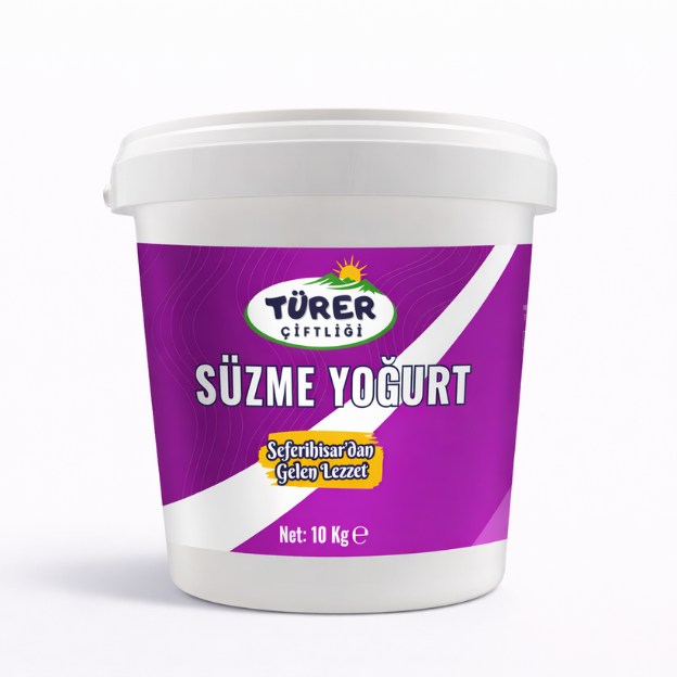Türer Çiftliği Süzme Yoğurt 10 Kg