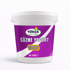 Türer Çiftliği Süzme Yoğurt 10 Kg