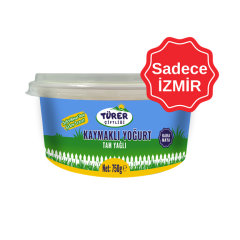 Türer Çiftliği Tam Yağlı Kaymaklı Yoğurt 750 Gr