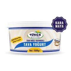 Türer Çiftliği Tam Yağlı Kaymaklı Tava Yoğurt 1.500 Gr