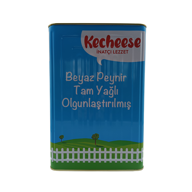 Kecheese Tam Yağlı Olgunlaştırılmış Beyaz Peynir 18 Kilogram Teneke