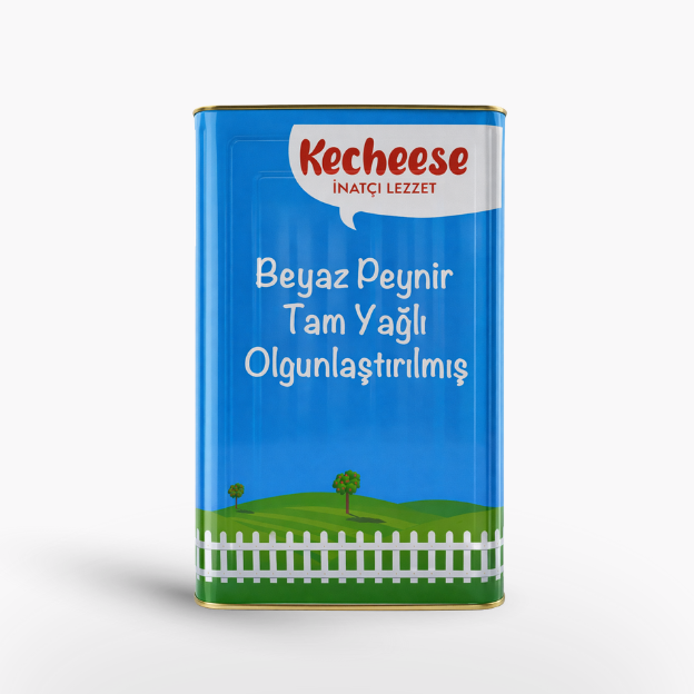Kecheese Tam Yağlı Olgunlaştırılmış Beyaz Peynir 18 Kilogram Teneke