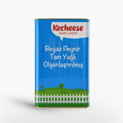 Kecheese Tam Yağlı Olgunlaştırılmış Beyaz Peynir 18 Kilogram Teneke