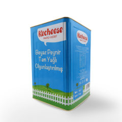 Kecheese Tam Yağlı Olgunlaştırılmış Beyaz Peynir 18 Kilogram Teneke