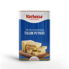 Kecheese Tam Yağlı Olgunlaştırılmış Tulum Peyniri - İzmir Tulumu 19 Kg Teneke