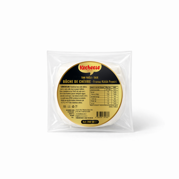 Kecheese Tam Yağlı %100 Keçi Buche de Chévre – Fransız Kütük Peyniri 200 Gr