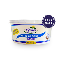 Türer Çiftliği Tam Yağlı Kaymaklı Yoğurt 850 Gr