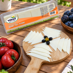 Türer Çiftliği Yarım Yağlı Dilimli Eritme Tost Peyniri 1 Kg
